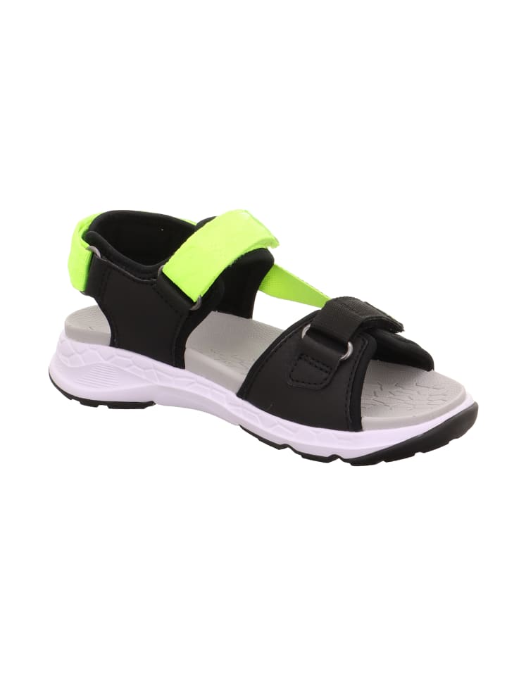 superfit Sandale CRISS CROSS in Schwarz/Gelb günstig kaufen