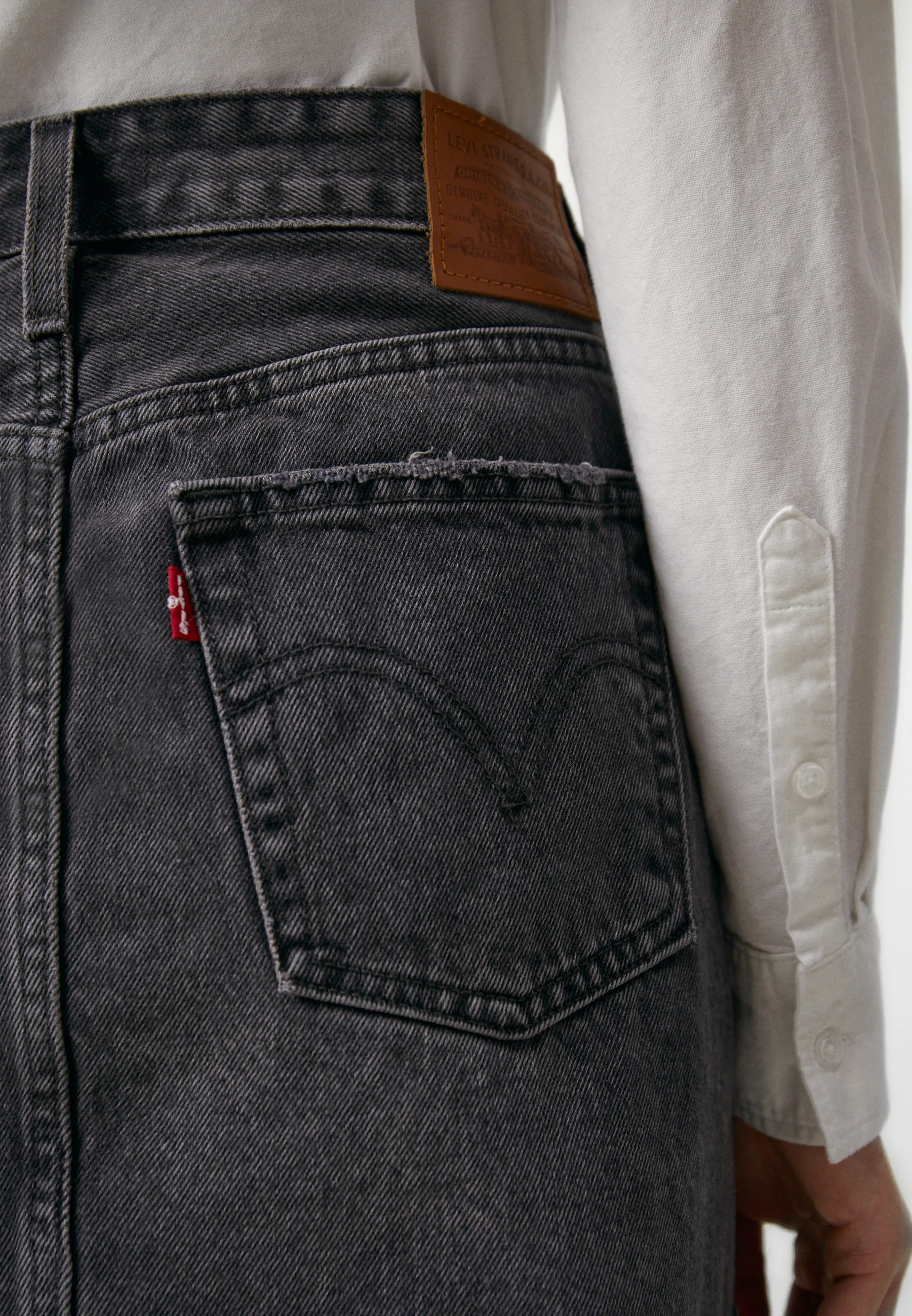 Levi's® RECRAFTED ICON SKIRT - Falda vaquera