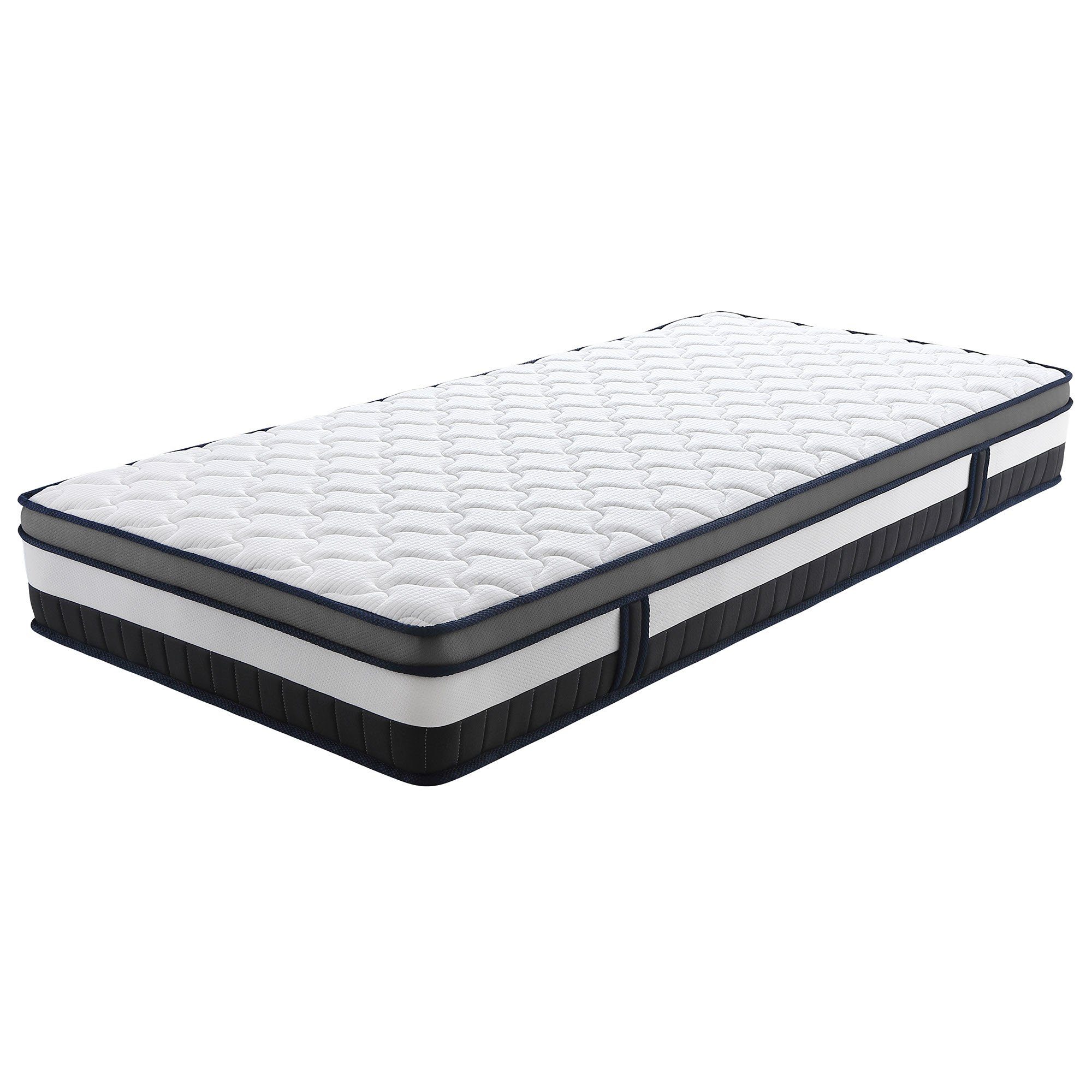 Taschenfederkernmatratze Arensberger Taschen Federkernmatratze mit integriertem Topper ALESSIA, Arensberger, 25 cm hoch, (90 x 200 cm), Höhe 25cm, Taschenfederkernmatratze mit Kaltschaum