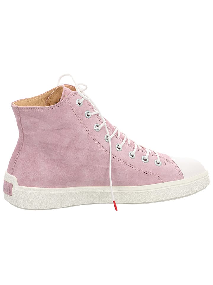 Think! Leder-Sneakers in Rosa günstig kaufen