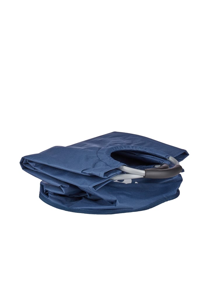 relaxdays Wäschekorb in Blau - (H)70 x Ø 38 cm günstig kaufen onesize