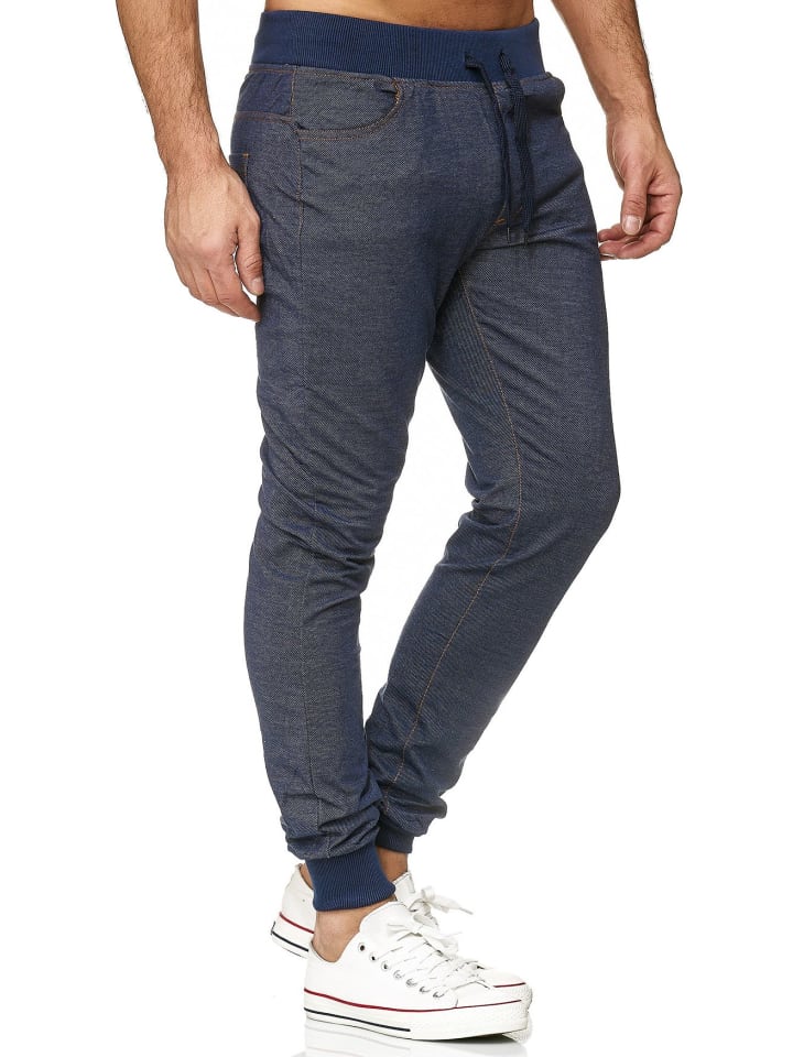 Arizona-Shopping Jogginghose Jeans Optik Sweathose Stretch Sporthose und Jungen in Blau günstig kaufen S