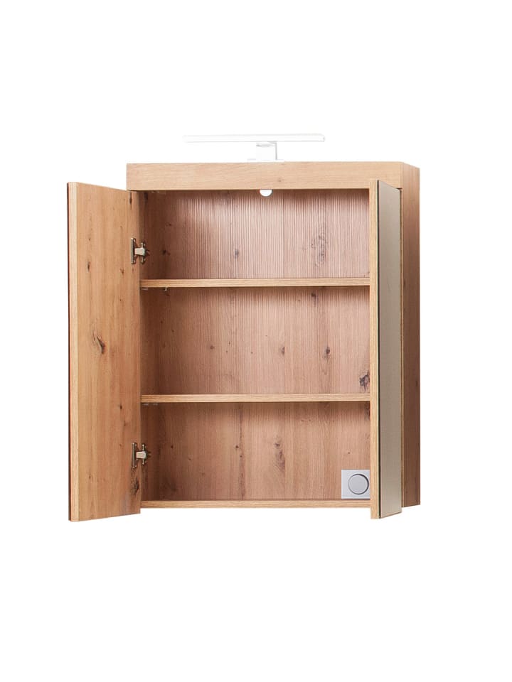 ebuy24 Spiegelschrank AmandaMando Braun 60 x 17 cm günstig kaufen onesize