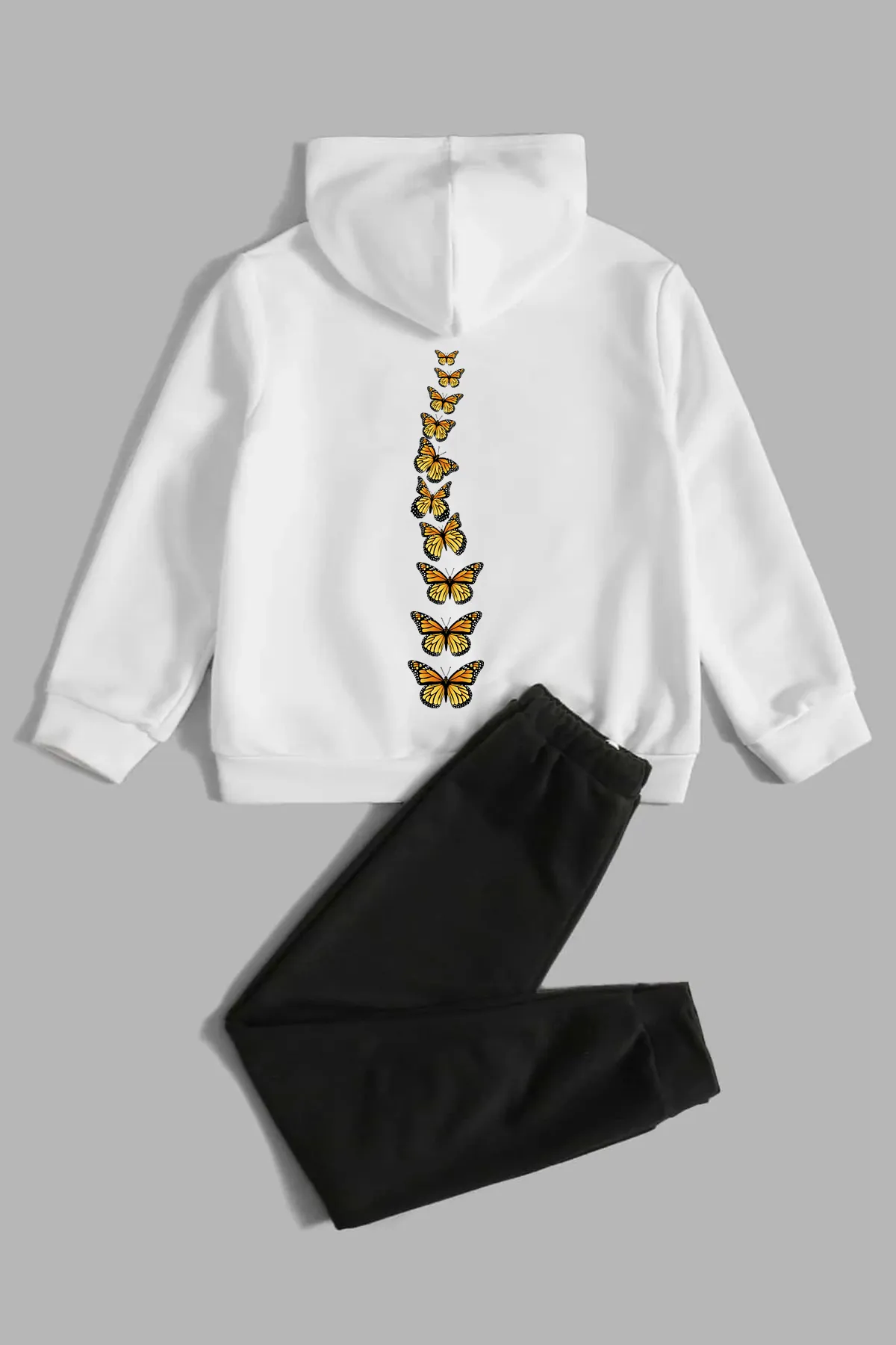 uyguntarz  Sport-Sweatsuit Set - Weiß - Regular Fit