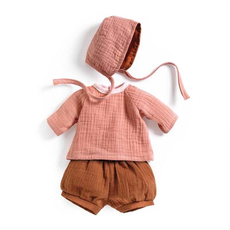 Tenue Peach pour poupon 32 cm Djeco