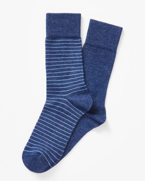 Lot de 2 paires de chaussettes fantaisie Thermolactyl