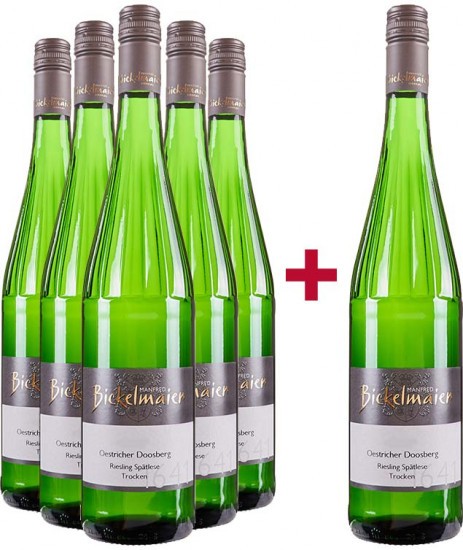 5+1 Paket Oestricher Doosberg Riesling Spätlese trocken - Weingut Bickelmaier
