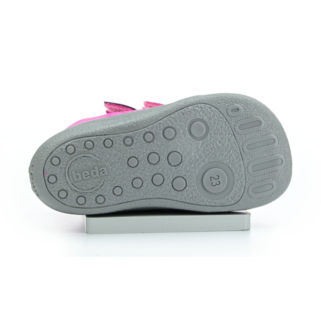 Beda Janette mit Membran (BF 0001/W/M/FW) rosa Barfuß-Stiefeletten