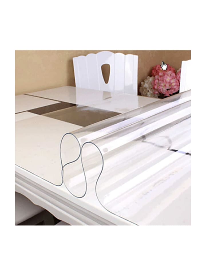 COFI 1453 Tischfolie 1,7mm Tischdecke Tischschutz PVC klar abwaschbar in Transparent günstig kaufen