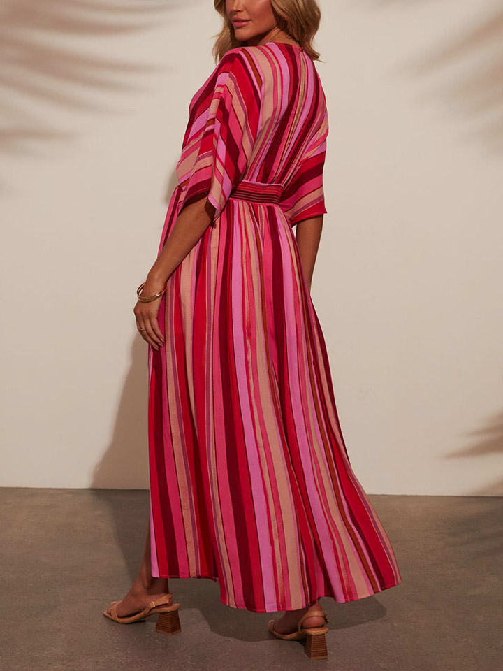 LA Angels Kleid in Pink/ Rot günstig kaufen