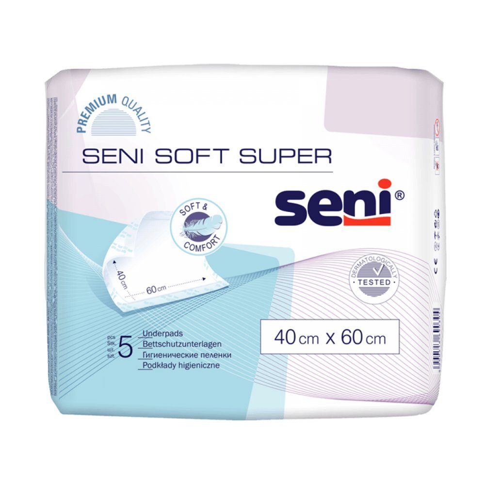 Inkontinenzauflage 4x Seni Soft Super 60 cm x 60 cm a30 - B007K8HH0G seni