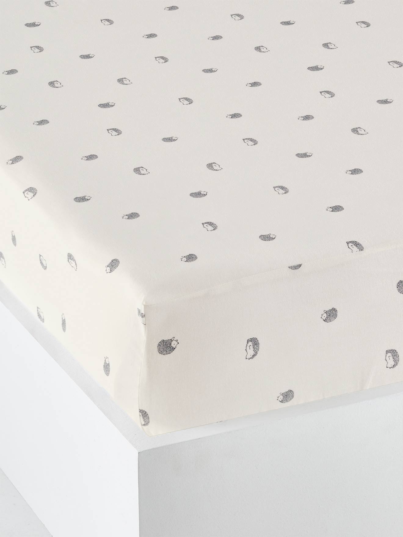 Drap-housse bébé Bio Collection LOVELY NATURE ivoire