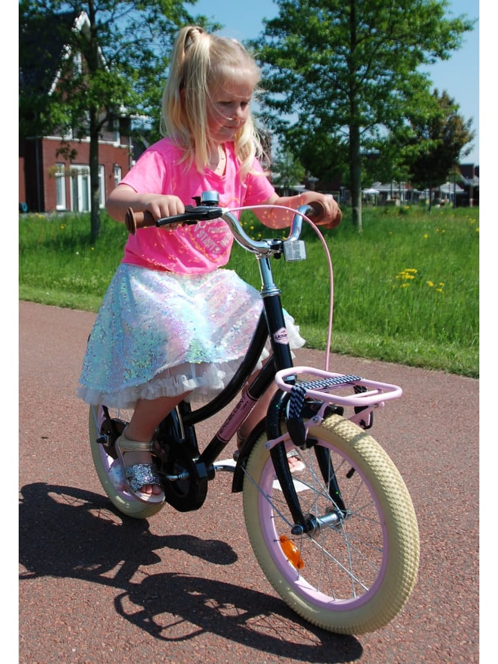 Volare Kinderfahrrad Excellent Fahrrad für Mädchen 16 Zoll Kinderrad Schwarz 4 Jahre günstig kaufen onesize