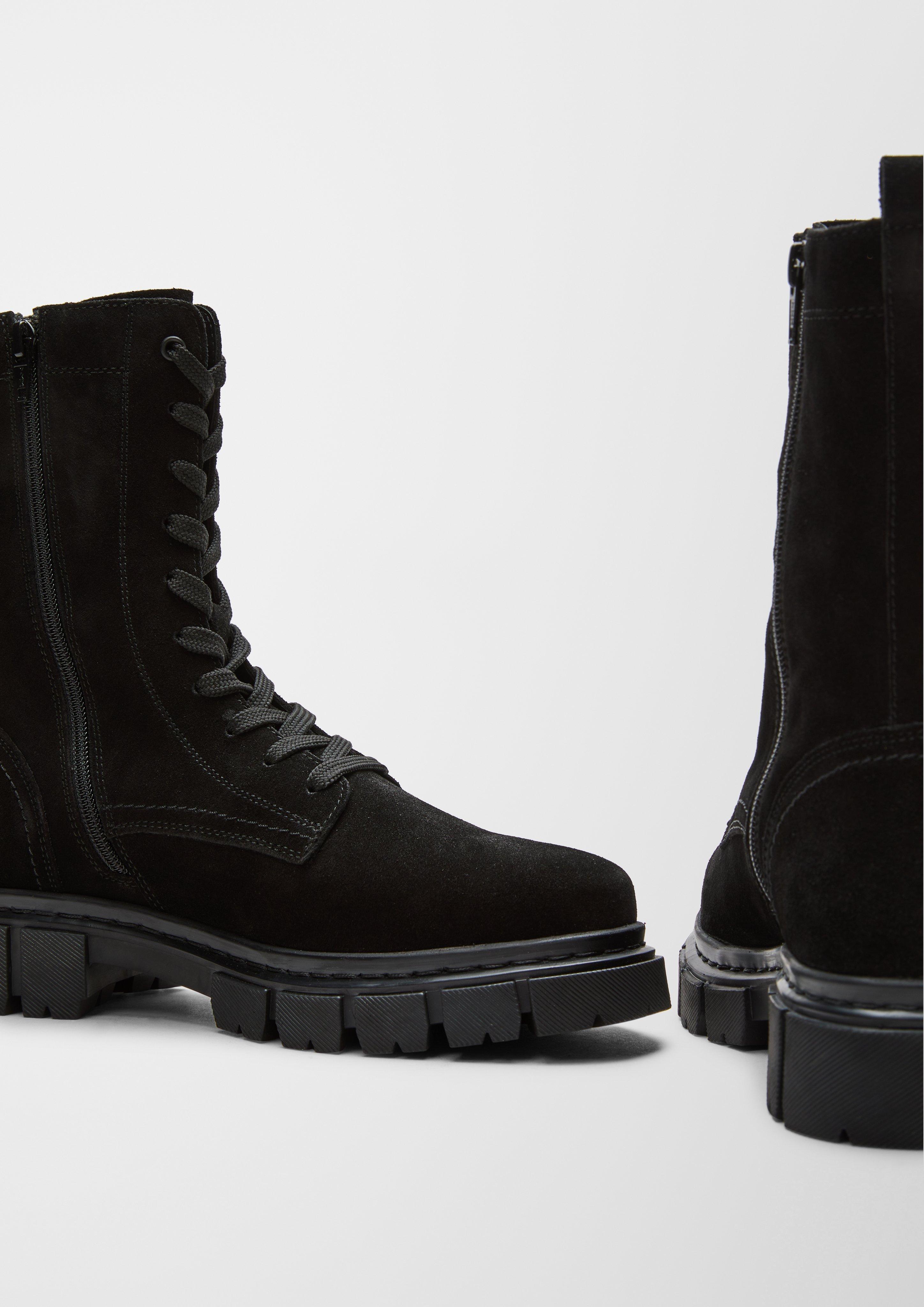 Stiefel aus Veloursleder  6006689-001
