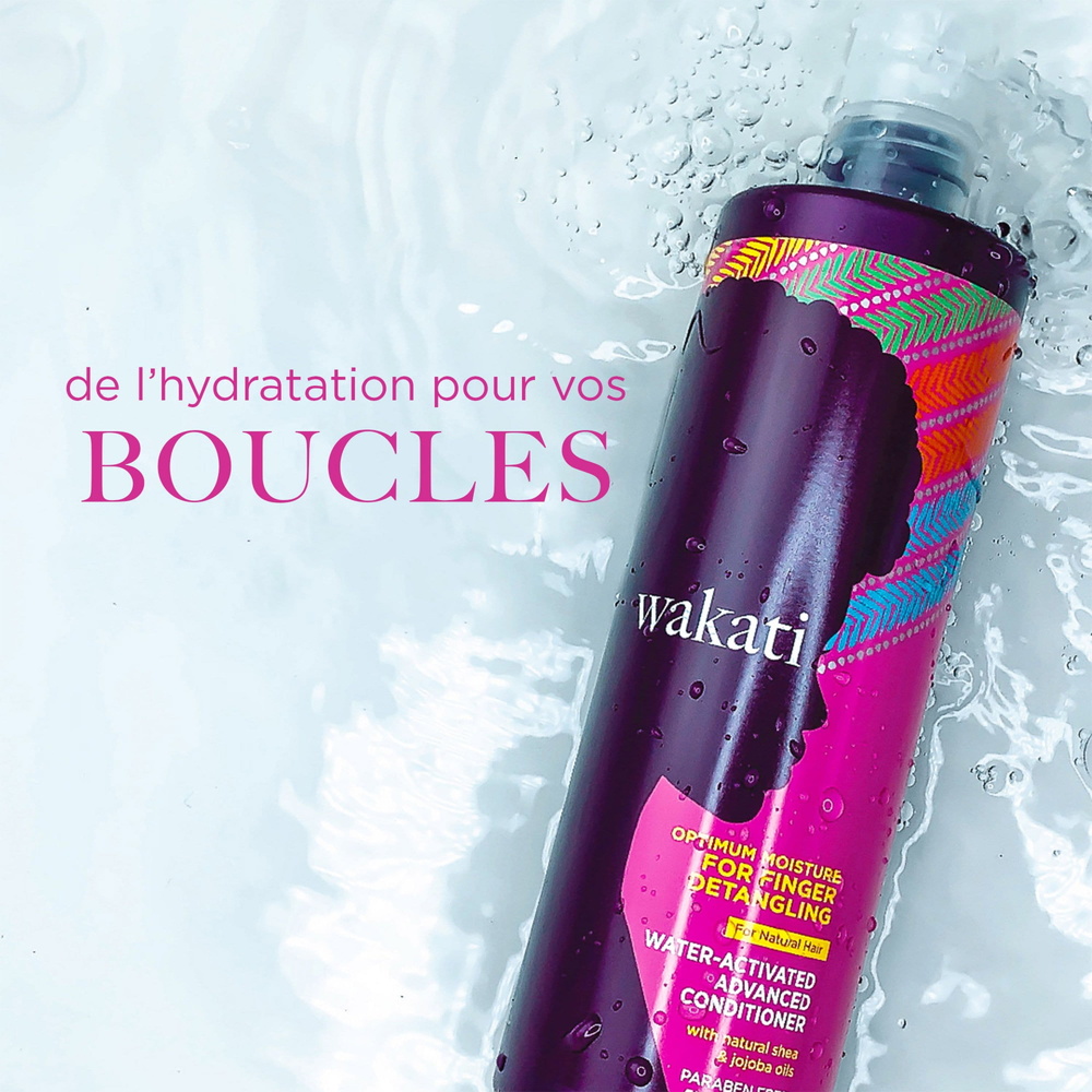 wakati Après-Shampooing Démêlant Activé à l'eau Après-Shampooing