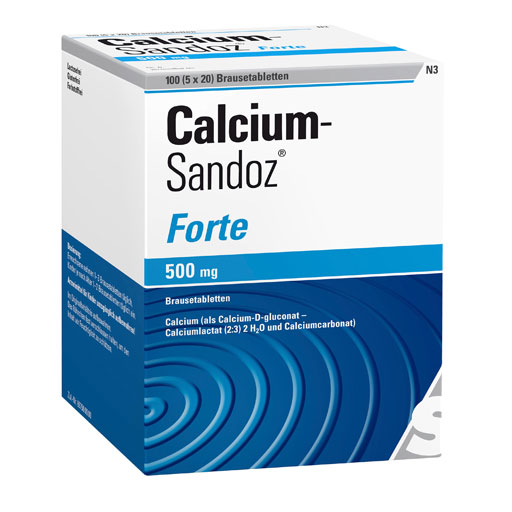 CALCIUM SANDOZ forte Brausetabletten  5X20 St  Brausetabletten