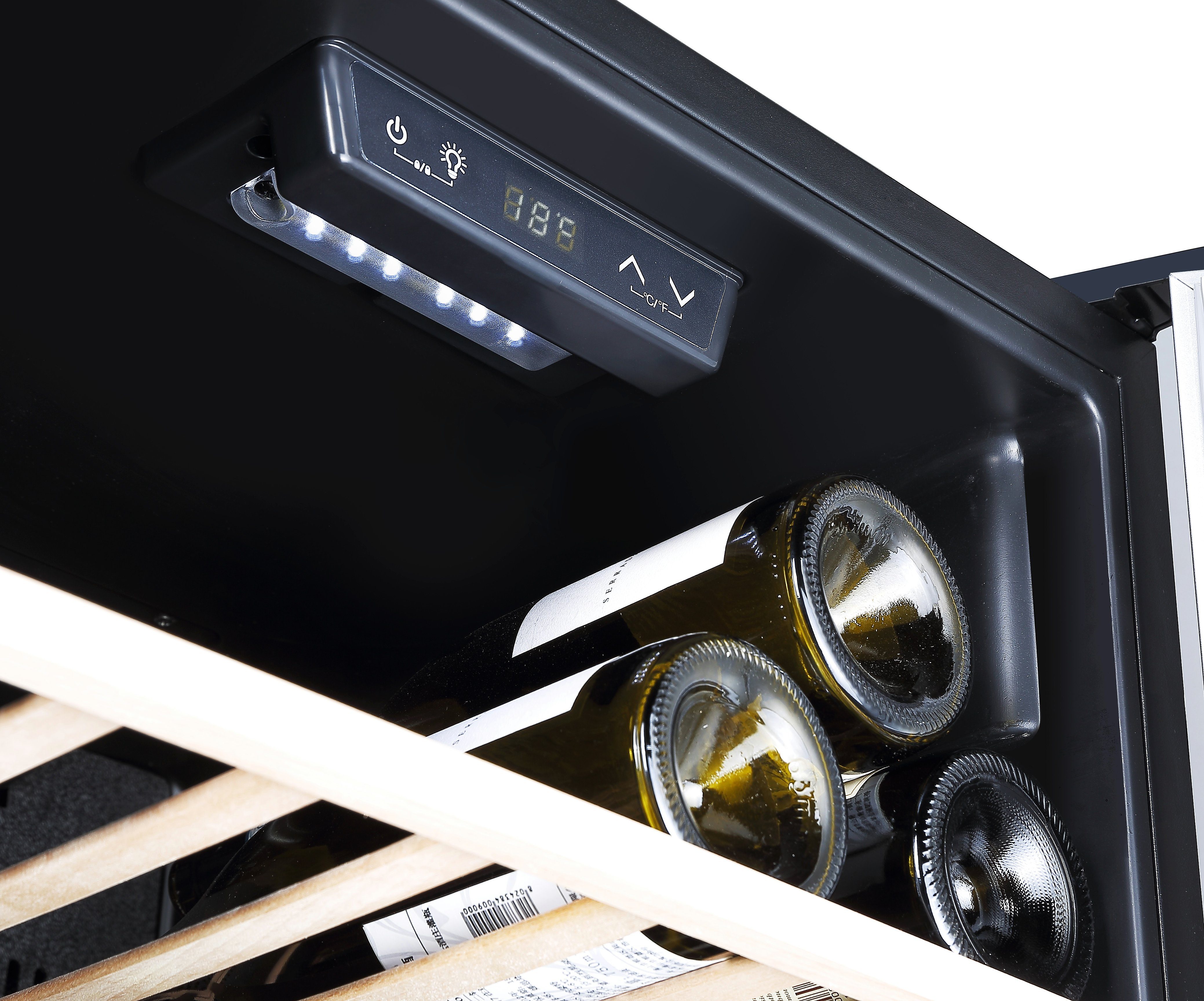 RESPEKTA Weintemperierschrank Weinkühlschrank WKS49, für 49 Standardflaschen á 0,75l
