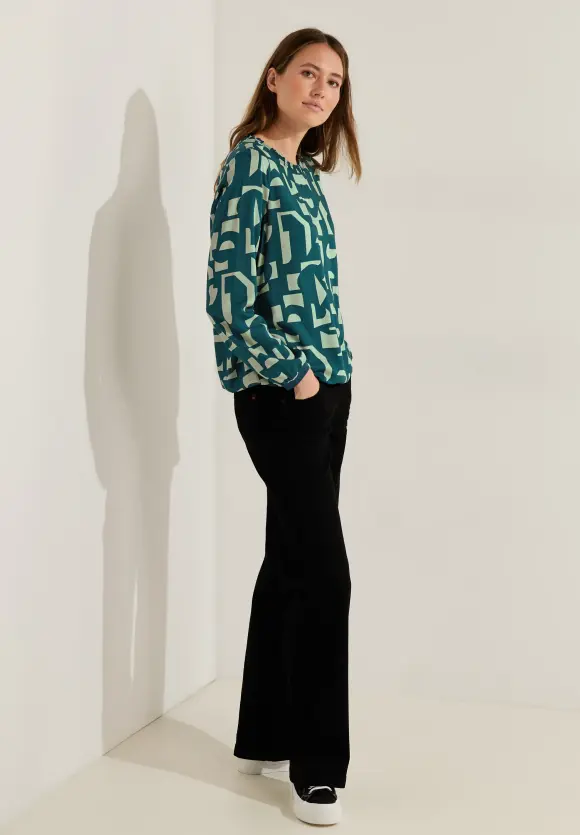 CECIL Bluse mit Smockdetails