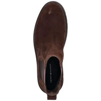 Tommy Hilfiger Corpoarte Chelsea Boots in braun