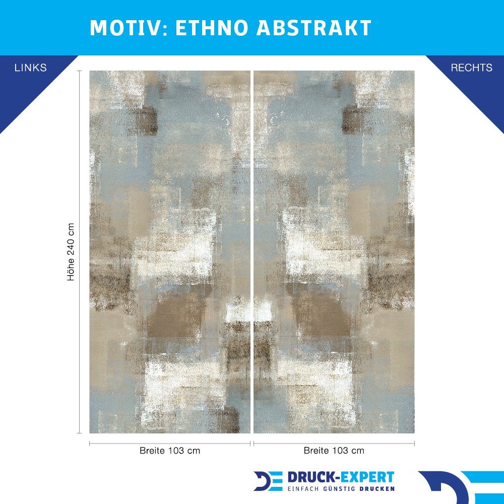 DRUCK-EXPERT Duschrückwand Premium Duschrückwand - langlebiger Fliesensticker aus 0,4 mm selbstklebenden Hart-PVC