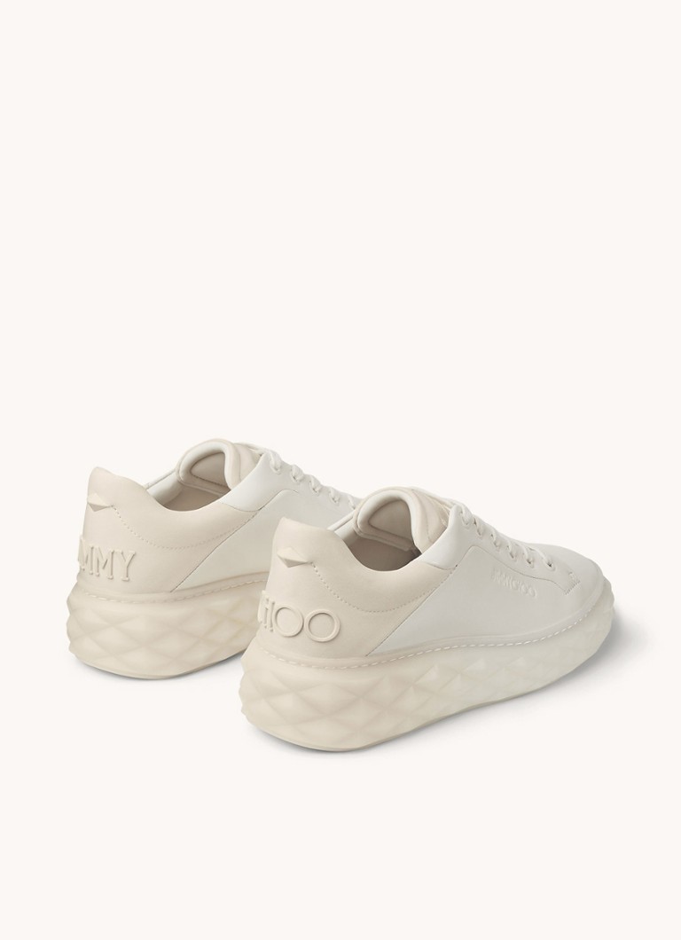 Sneaker Jimmy Choo Diamond Maxi/F II con dettagli in pelle di agnello