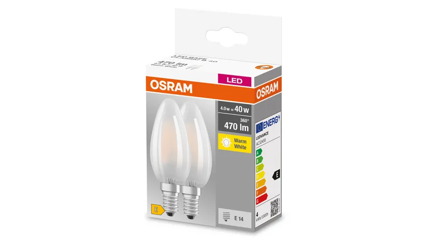 OSRAM Led Base Classic B 40  4 Watt/2700 K E14