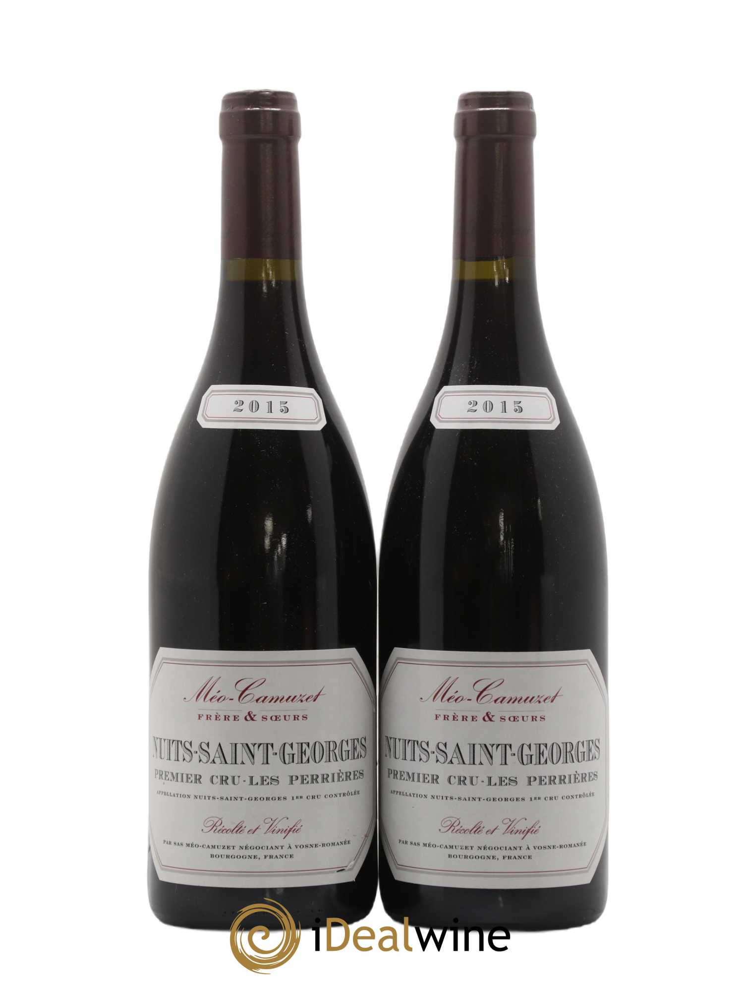 Nuits Saint-Georges 1er Cru Les Perrières Méo-Camuzet (Frère & Soeurs)  2015 - Lot de 2 Bouteilles
