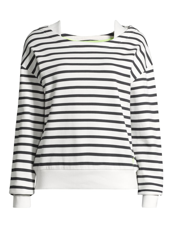 Salzhaut Sweatshirt LAFF in Navy Offwhite günstig kaufen