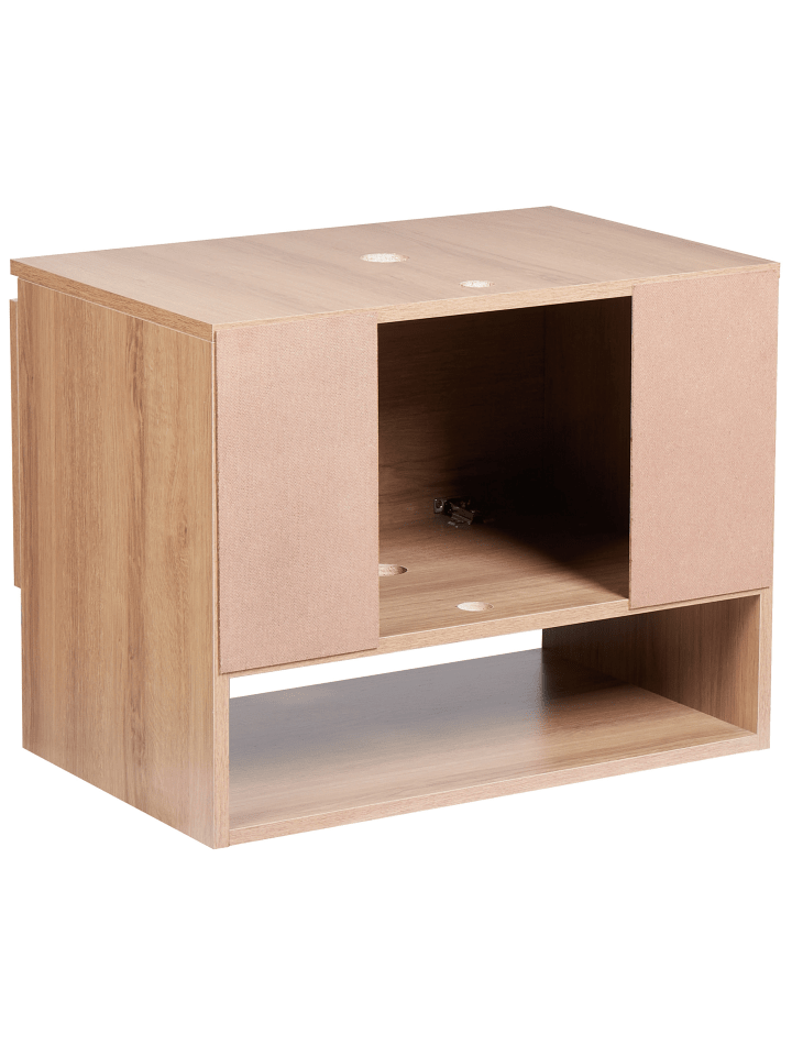 Beliani Waschbeckenunterschrank NATAL in Braun - (W) 60 x (H) 47 x (L) 39 cm günstig kaufen onesize
