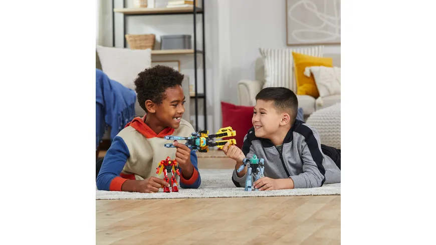 Hasbro - Transformers EarthSpark Cyber-Combiner Bumblebee und Mo Malto