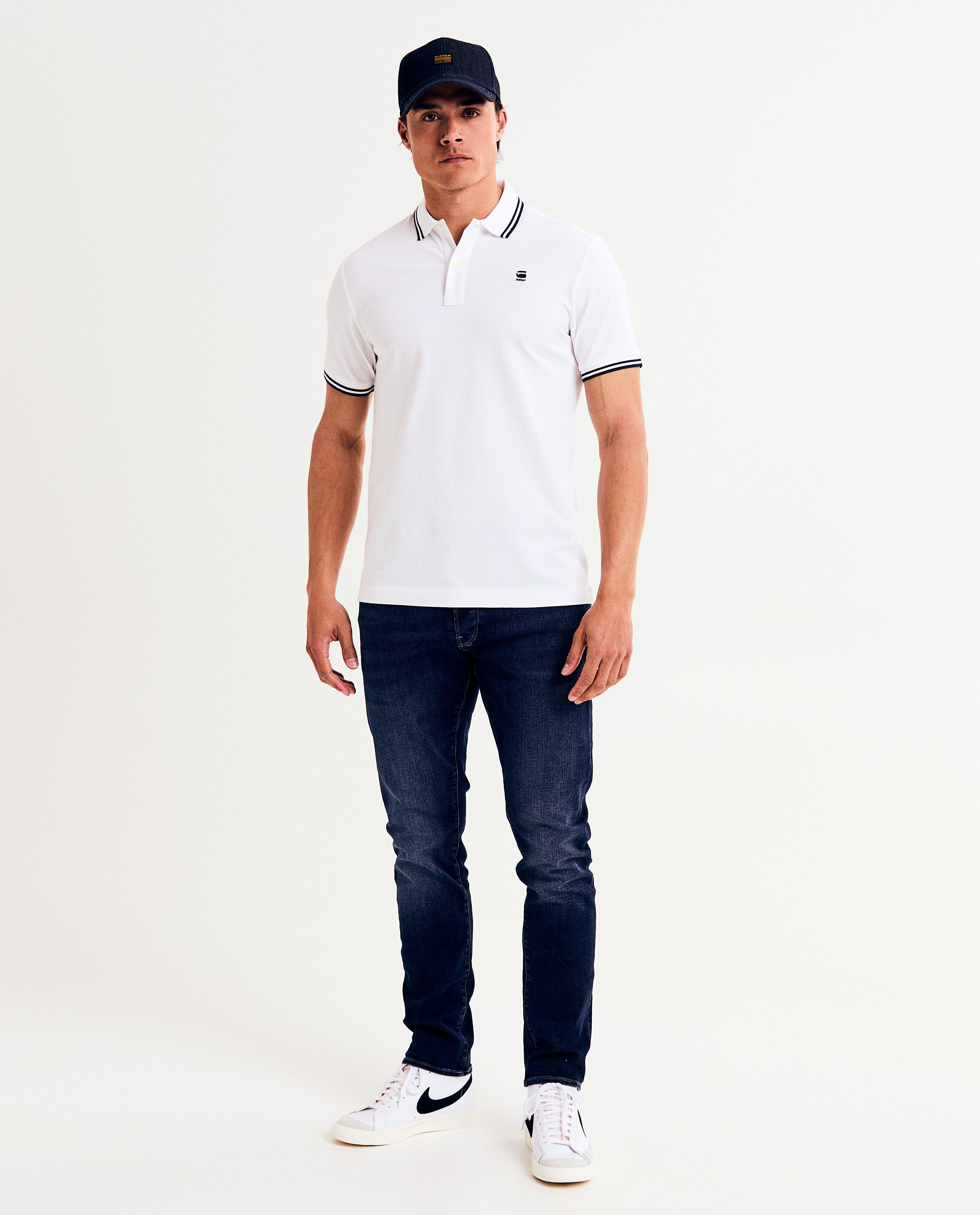 Tricou polo alb G-star