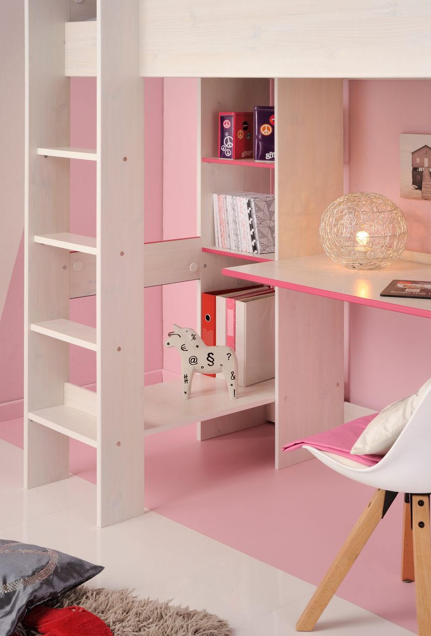 Parisot Kinderzimmer, 3-tlg., Smoozy 28 - Kanten drehbar - Pink oder Blau
