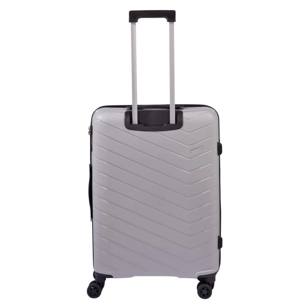 Check.IN 3-tlg. Kofferset ORLANDO mit 4 Rollen - silber