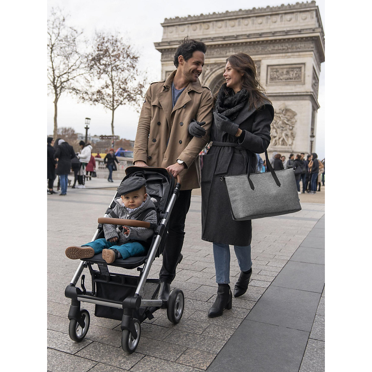 Wickeltasche Champs-Elysées Smokey