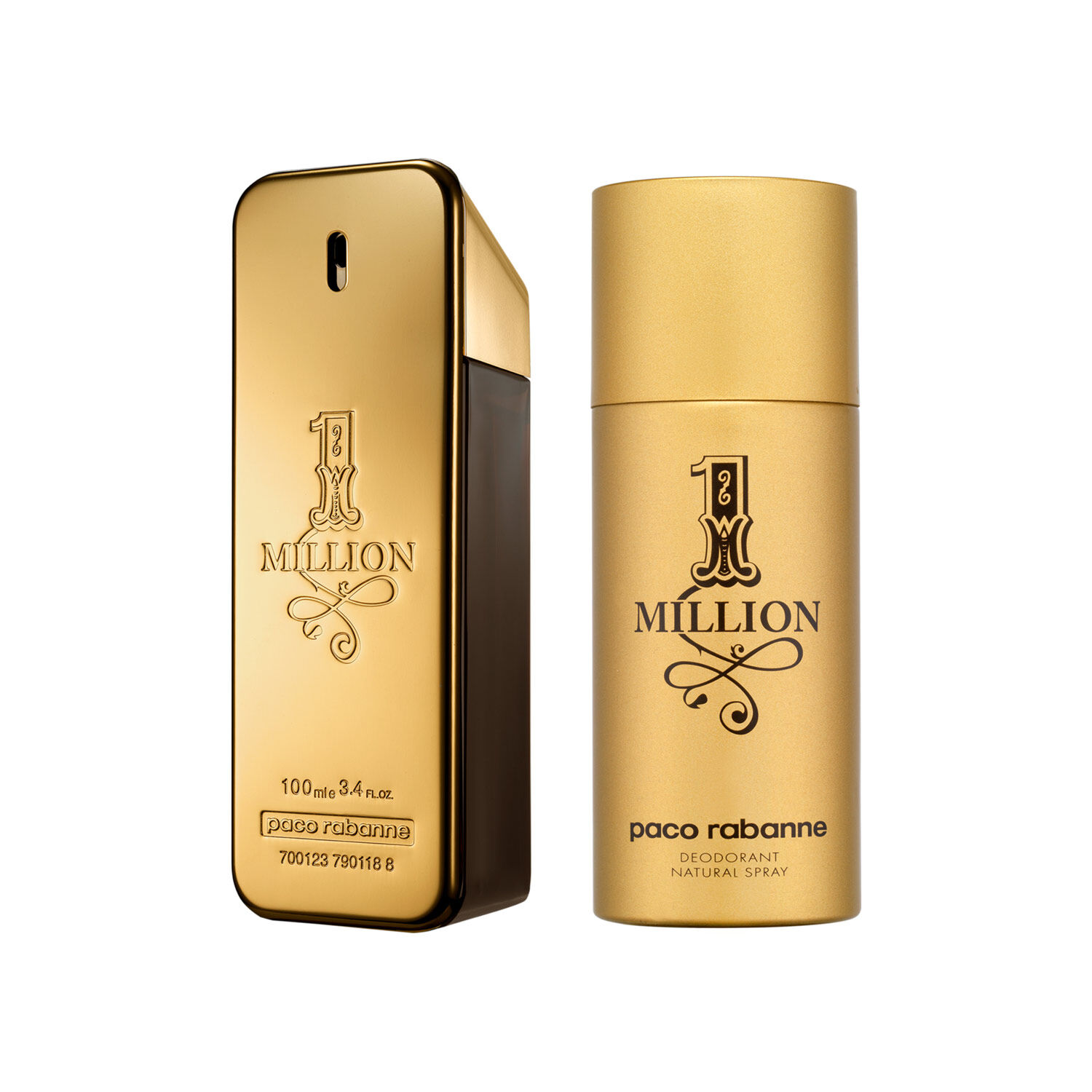 Paco Rabanne 1 MILLION Coffret Eau de toilette 100ml et déodorant 150 ml