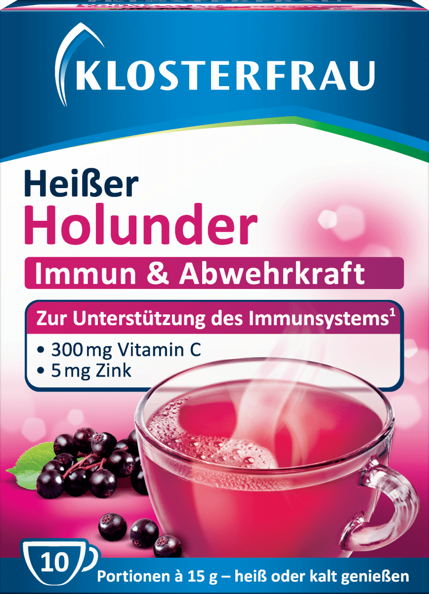 Heißer Holunder Heißgetränk Beutel 10 St., 150 g