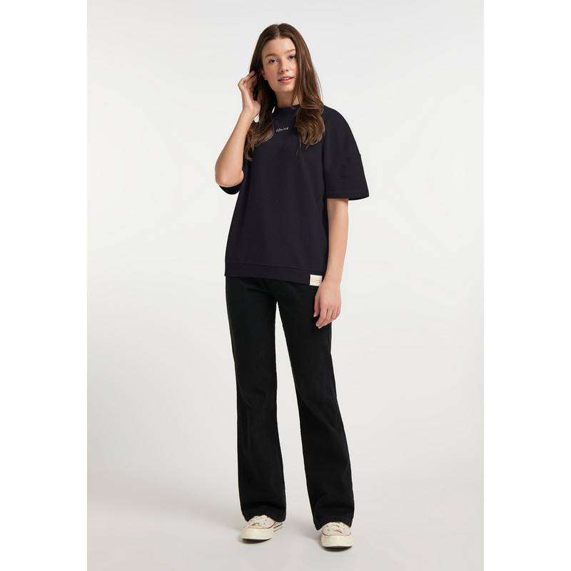 SOMWR Short Sleeve Crewneck Sweater Sweatshirt Damen