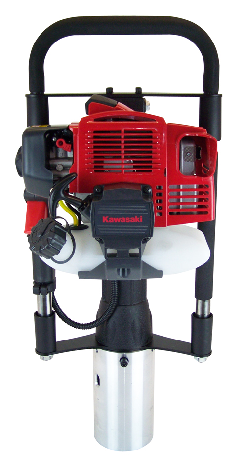 Berger & Schröter Pfahlramme mit Kawasaki-Motor 1,38 PS