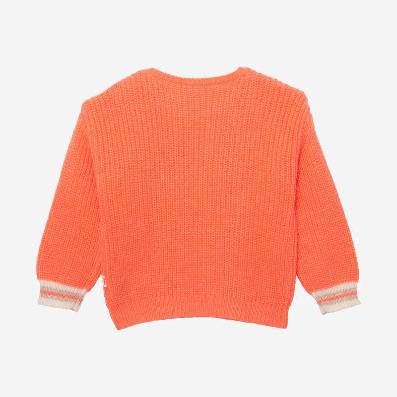 Pull bébé fille soleil bouclette orange Catimini