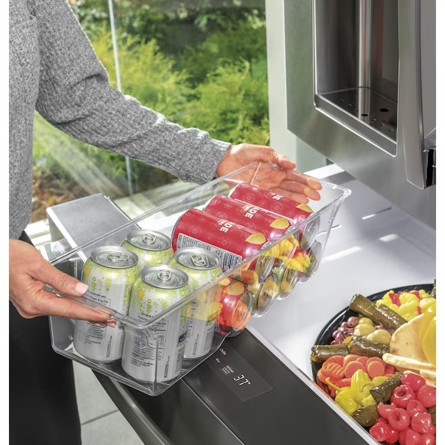 GE Profile 27.9-cu ft Smart French Door Refrigerator with Ice Maker and Door within Door (Fingerprint-resistant Stainless Steel) ENERGY STAR