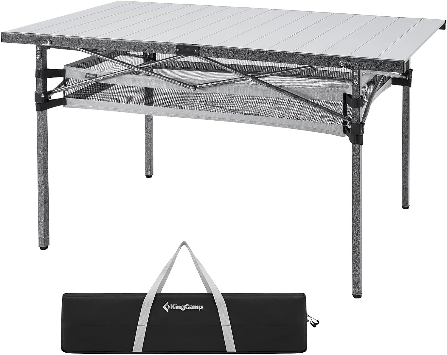 KingCamp 136 x 70 Campingtisch mit netz