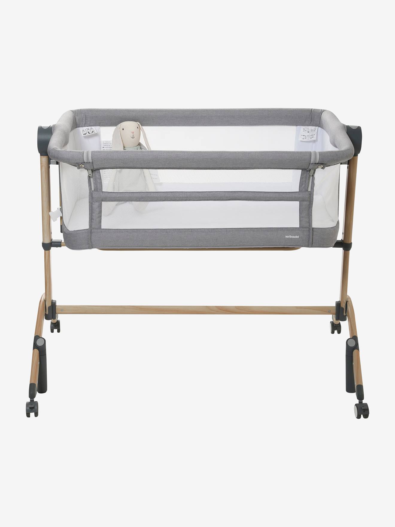 Vertbaudet Baby Beistellbett - grau