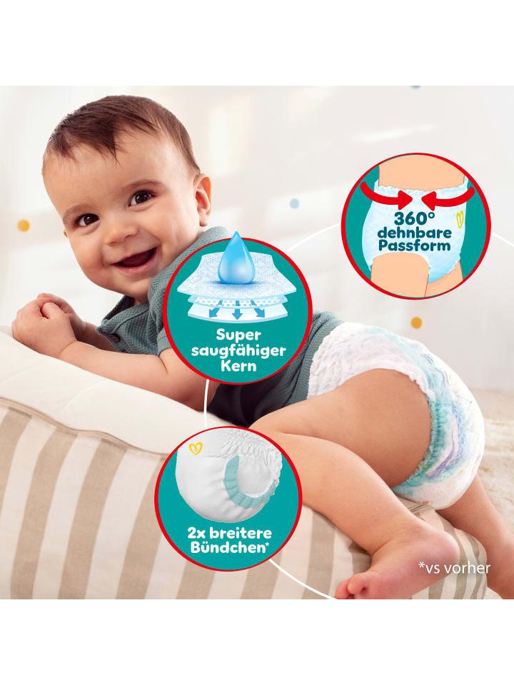 Pampers Pampers Baby-Dry Pants Größe 8, 117 Windeln, 17kg  günstig kaufen 8