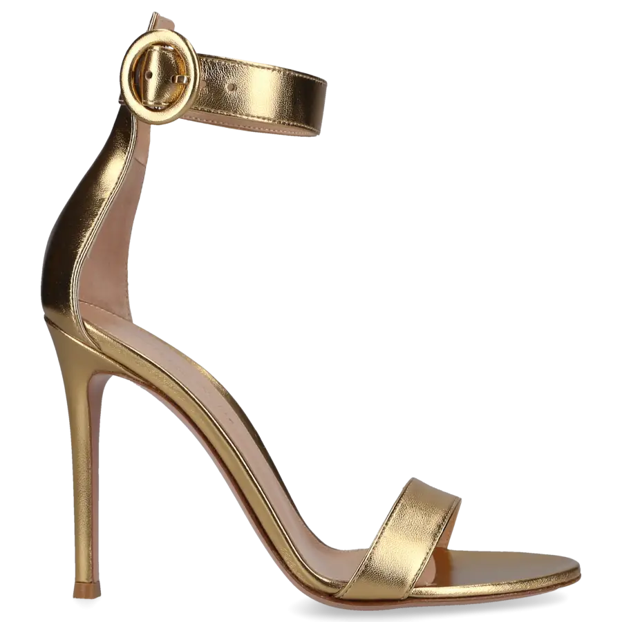 Gianvito Rossi - Sandalen PORTOFINO 105 Kalbsleder - gold