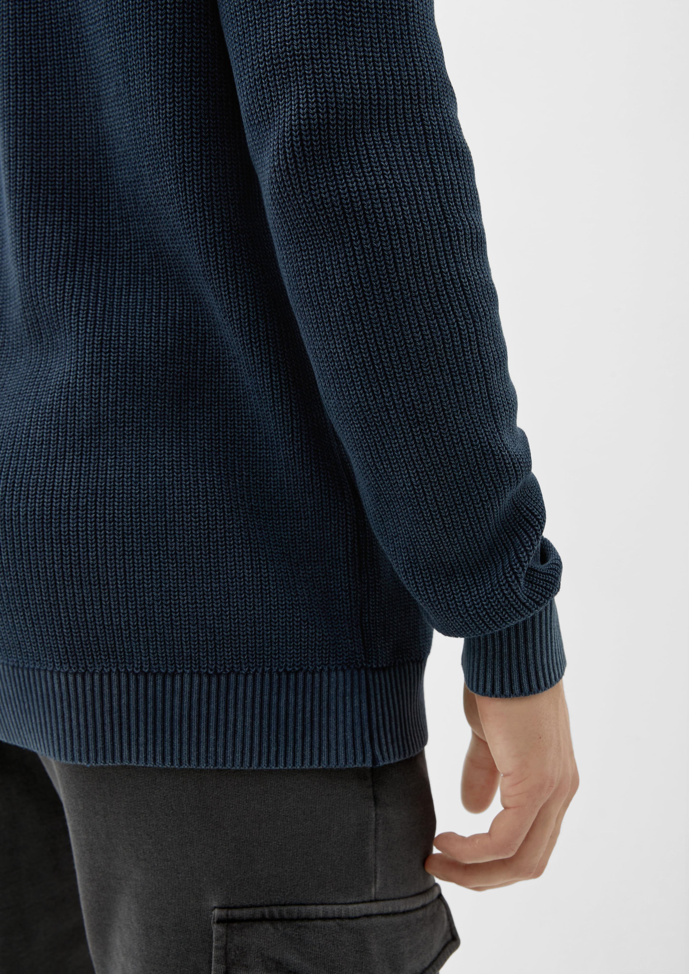 Strickpullover mit Garment Dye  2125659-5952