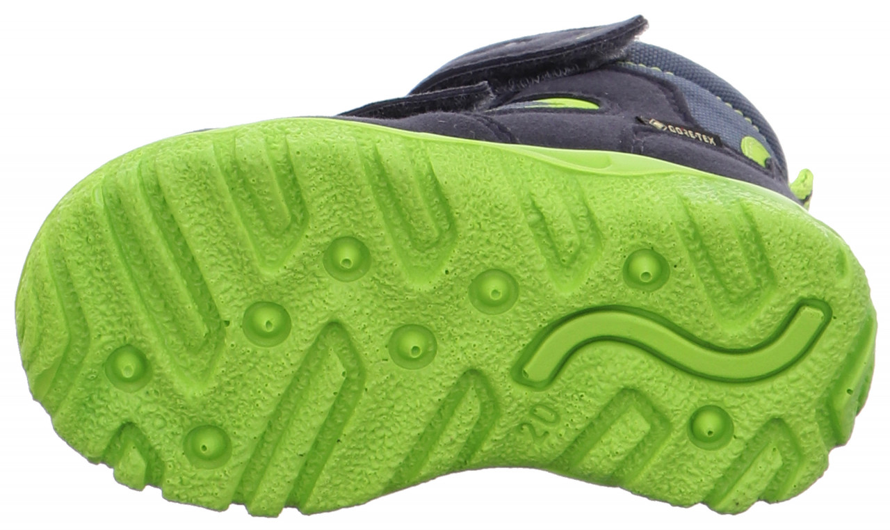 HUSKY1 - Blau/Grün Boots mit Klettverschluss