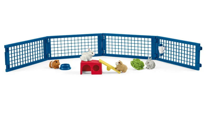 Schleich 42500 - Farm World - Zuhause für Kaninchen und Meerschweinchen