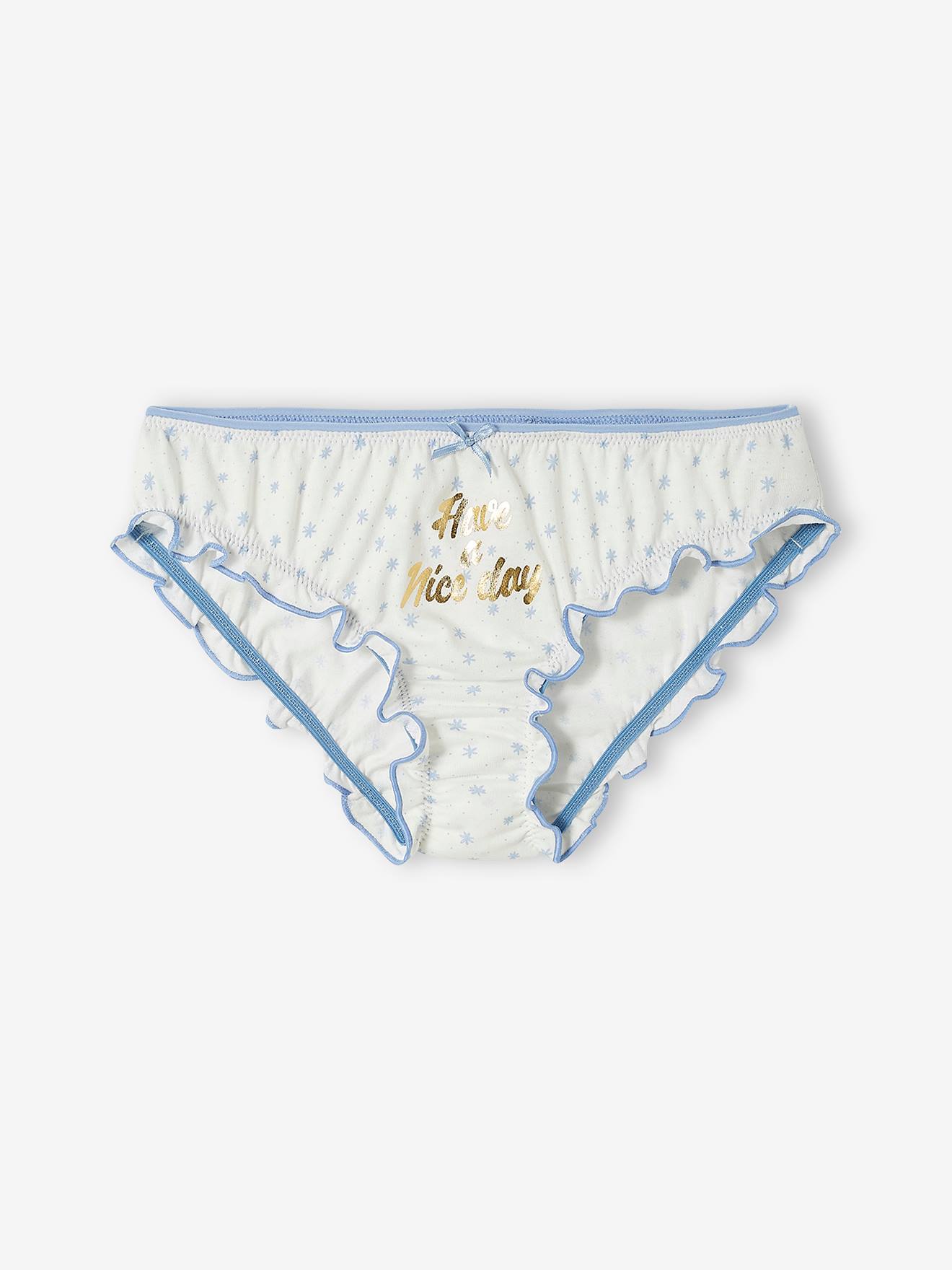 Lot de 3 culottes volantées fille lot ivoire