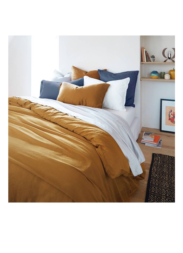 Olivier Desforges Palerme duvet cover set in cotton satin 200 TC - pillowcases not included