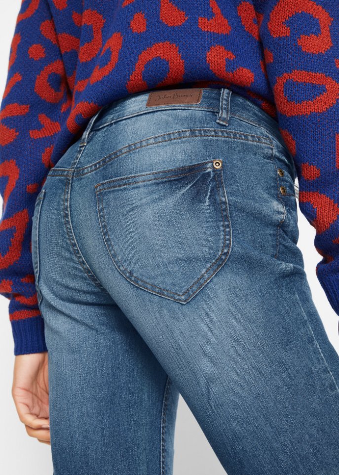 Komfort-Stretch-Jeans, Bootcut